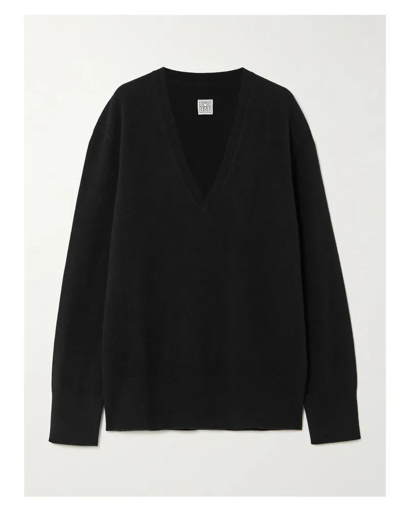 Totême Garderob Cashmere Sweater - Black Black