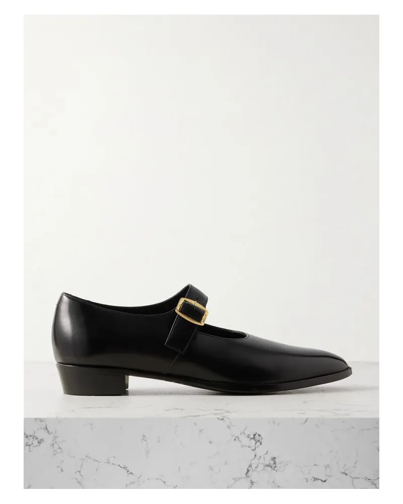 Bally Gerwin Mary-jane-schuhe Aus Glanzleder - Schwarz Schwarz
