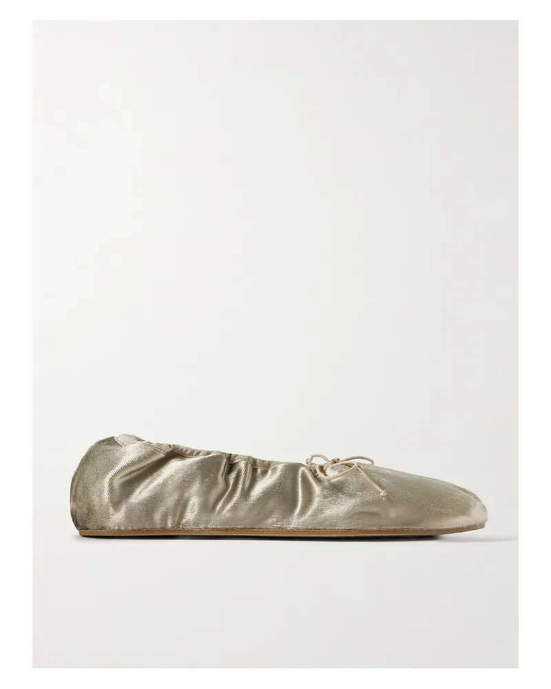 The Row Ballerinas Aus Samt - Braun Braun