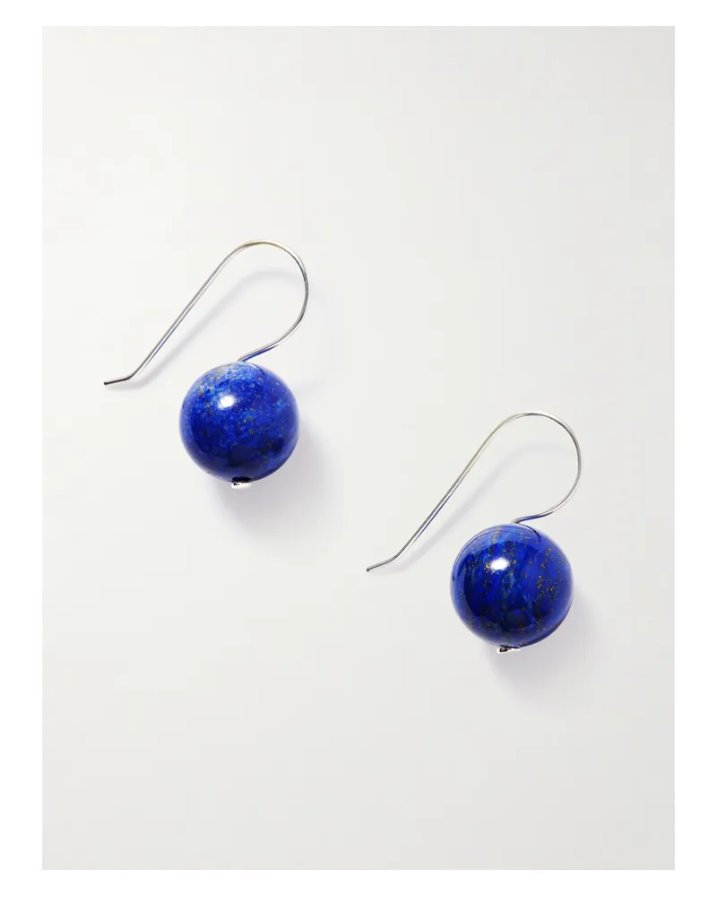 Sophie Buhai Venus Silver Lapis Lazuli Earrings - Blue Blue