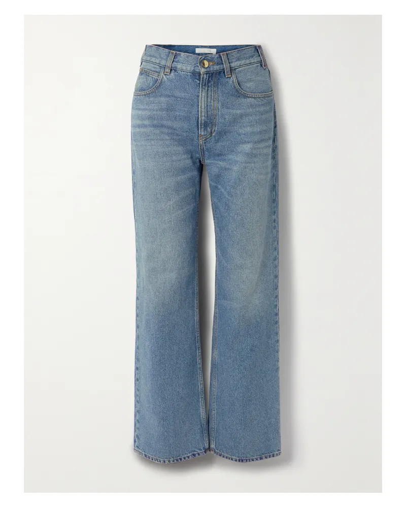 Chloé Net Sustain Hoch Sitzende Boyfriend-jeans Aus Recyceltem Denim - Blau Blau