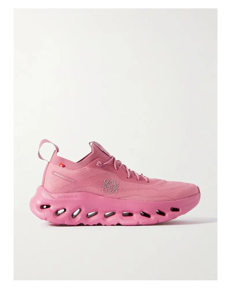 Loewe On Cloudtilt Sneakers Aus Recyceltem Stretch-strick - Pink Pink