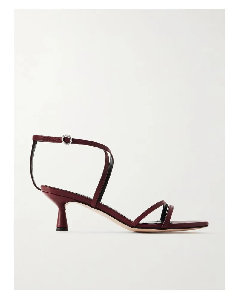 aeyde Maeve Sandalen Aus Leder - Burgunder Burgunder