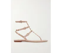 Valentino Garavani Rockstud Leather Sandals - Pink