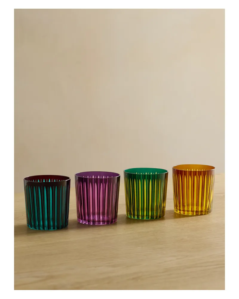 L’OBJET Prism Set Aus Vier Gläsern - Mehrfarbig Mehrfarbig