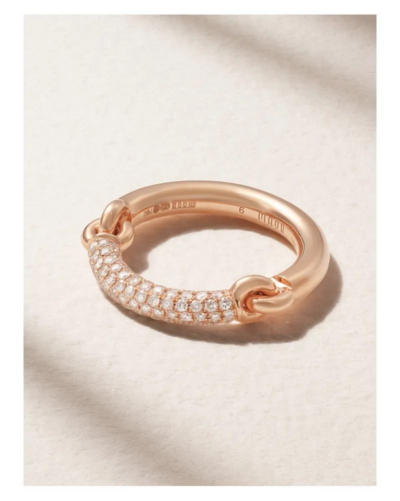 MAOR Equinox Ring Aus 18 Karat Roségold Mit Diamanten Gold