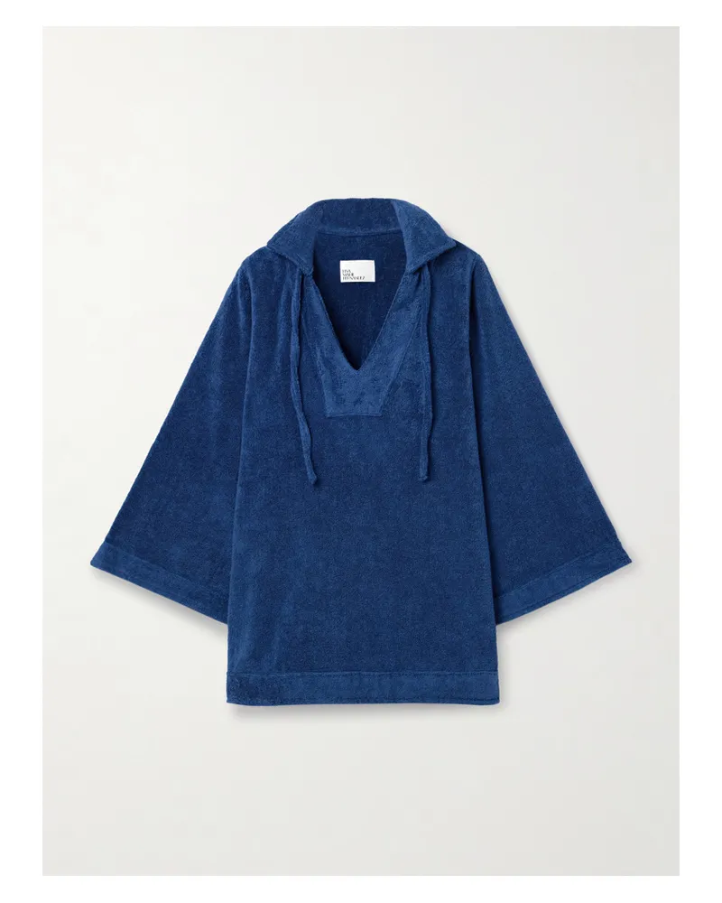 Lisa Marie Fernandez Tunika Aus Baumwollfrottee - Blau Blau
