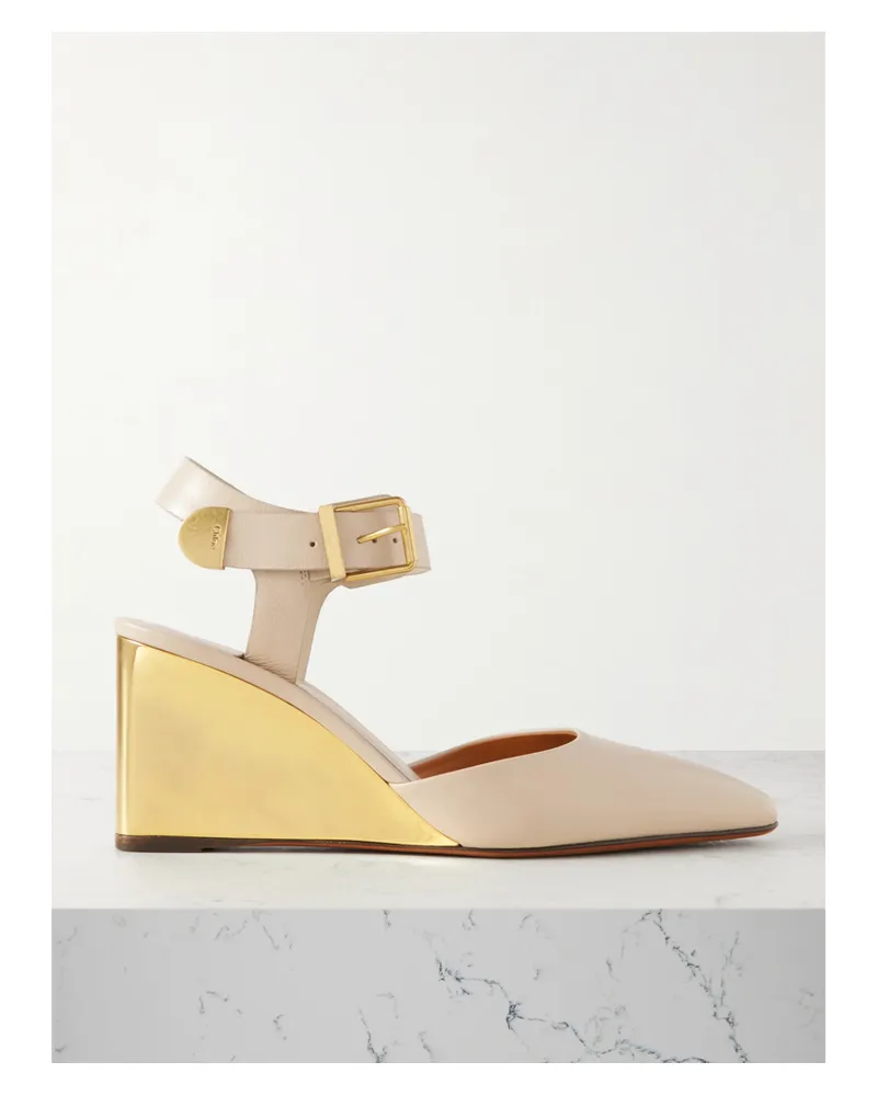 Chloé Net Sustain Rebecca Pumps Aus Leder - Neutral Neutral