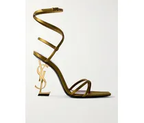 Opyum Sandalen Aus Satin - Gold