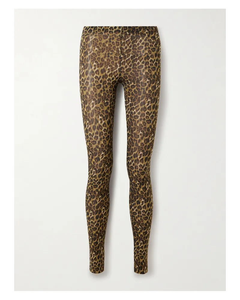 Isabel Marant Leggings Aus Stretch-jersey Mit Leopardenprint - Animal-Print Animal-print