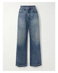 R13 D'arcy Halbhohe Jeans Blau