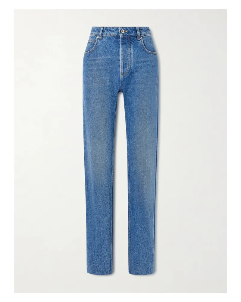 Bottega Veneta High-rise Slim-leg Jeans - Blue Blue