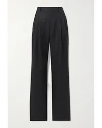 Saint Laurent Bundfaltenhose Schwarz