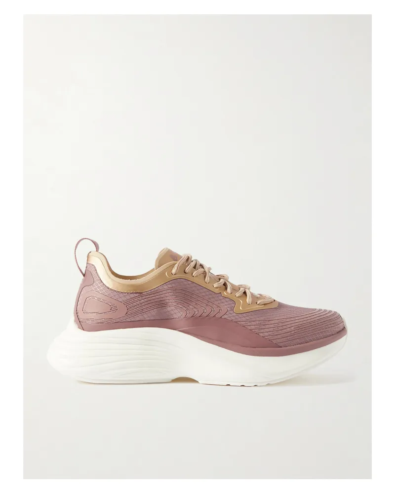ATHLETIC PROPULSION LABS Streamline Sneakers Aus Mesh Mit Gummibesätzen In Metallic-optik - Braun Braun