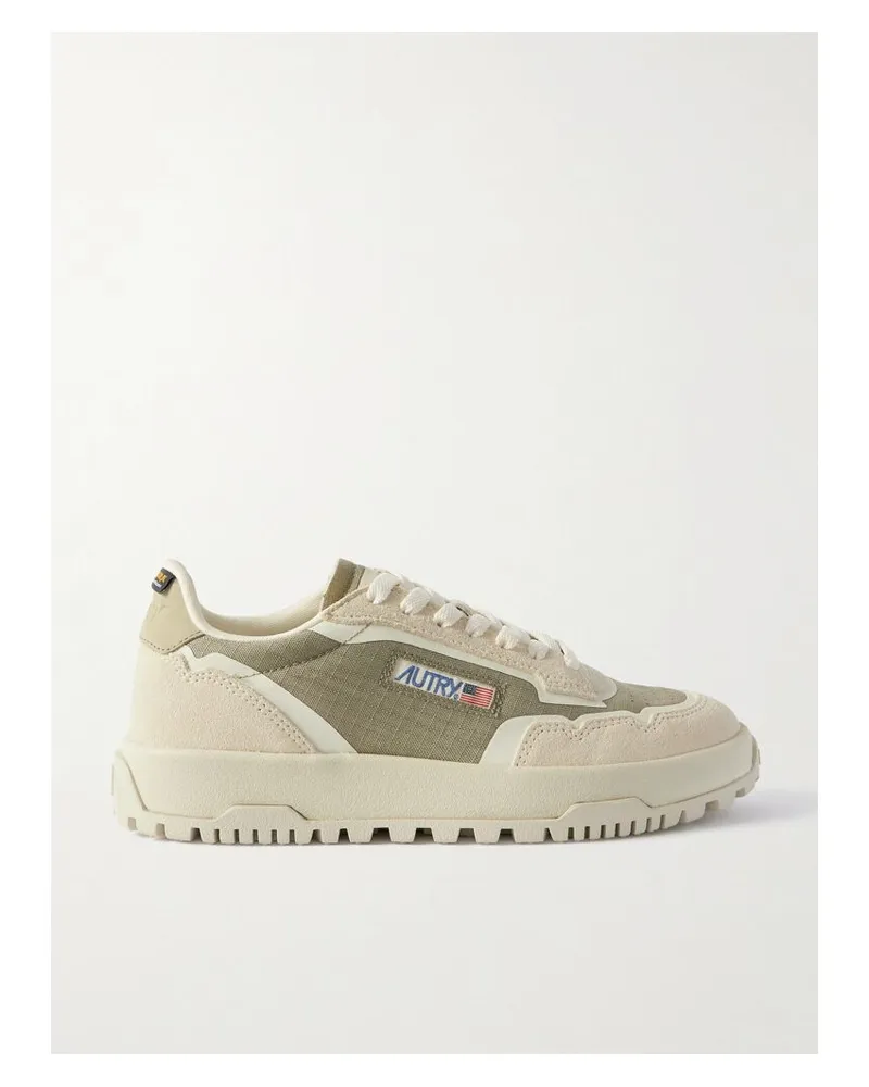 AUTRY Wildpace Sneakers Aus Ripstop Mit Leder- Und Velourslederbesätzen - Grün Grün