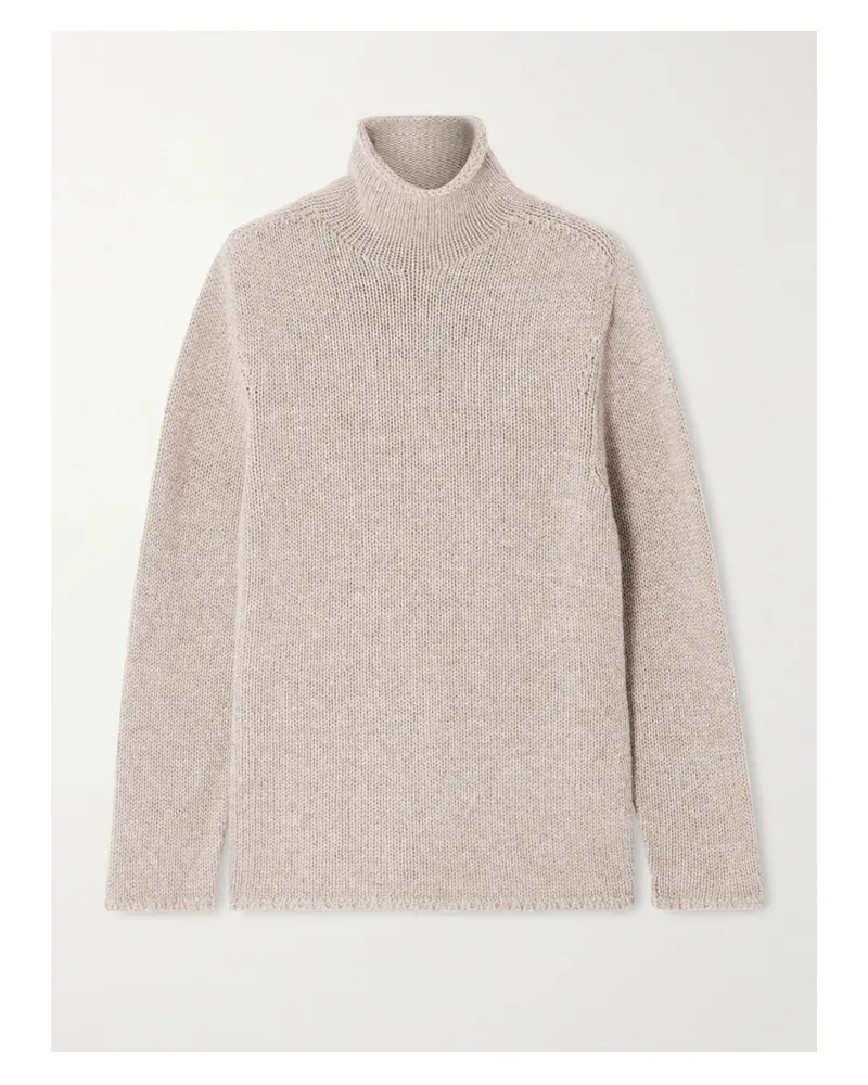 The Row Mariam Kaschmirpullover Mit Stehkragen - Braun Braun