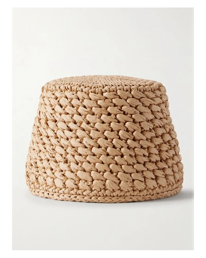 Loro Piana Jasmine Hut Aus Raffiabast - Neutral Neutral