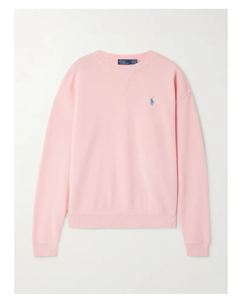 Ralph Lauren Sweatshirt Aus Jersey Aus Einer Baumwollmischung Mit Stickerei - Pink Pink