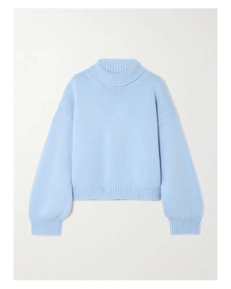 &Daughter Caragh Verkürzter Oversized-pullover Aus Wolle - Blau Blau