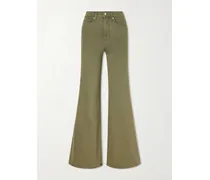 Joplin High-rise Flared Jeans - Green