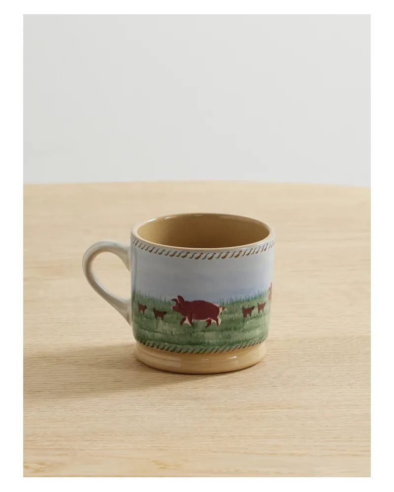 J.W.Anderson Nicholas Mosse Tasse Aus Bemalter Keramik - Blau Blau