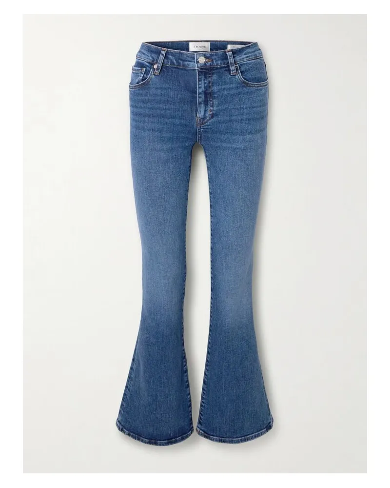 Frame Denim The Icon Schlagjeans - Blau Blau