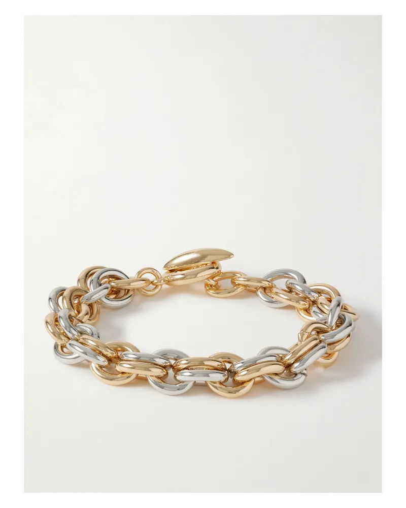 Roxanne Assoulin The Lush Link Gold- Und Silberfarbenes Armband - Mehrfarbig Mehrfarbig