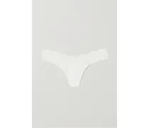 Fits Everybody Corded Lace Dipped Thong – Marble – String aus Stretch-jersey
