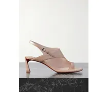 Viva Condora 55 Leather Slingback Sandals - Neutrals