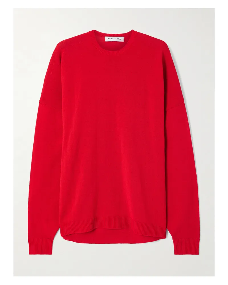 FRANKIE Shop Basel Pullover Aus Einer Baumwollmischung - Rot Rot