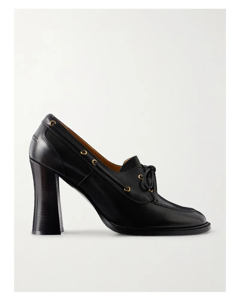 Bally Saule Leather Pumps - Black Black