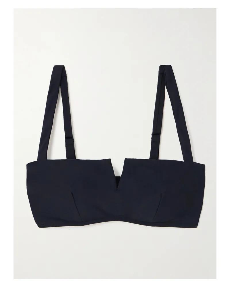BONDI BORN Net Sustain Evie Bikini-oberteil Aus Sculpteur™-material - Schwarz Schwarz