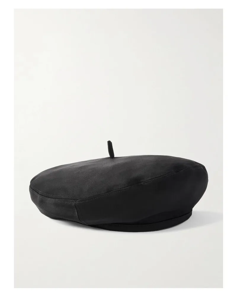 Loro Piana Anna Barett Aus Vorgewaschener Seide - Schwarz Schwarz