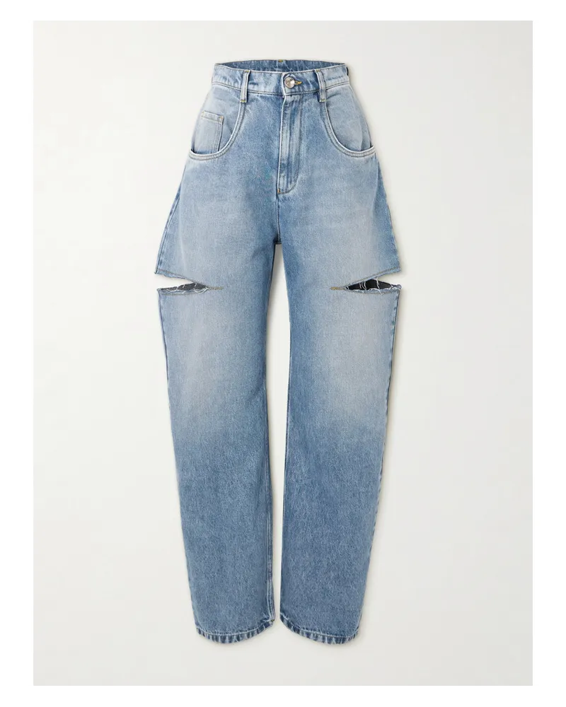 Maison Margiela Hoch Sitzende Jeans Blau