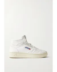 AUTRY Medalist Mid Sneakers aus Leder Weiß