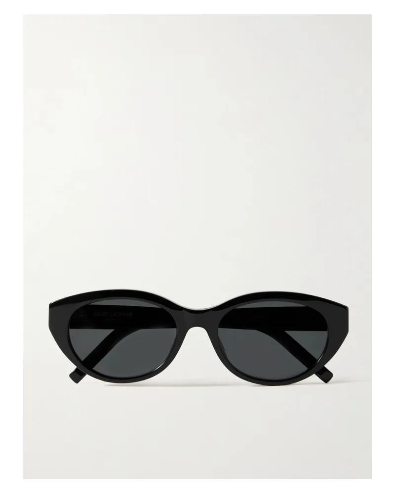 Saint Laurent Sonnenbrille Mit Cat-eye-rahmen Aus Azetat - Schwarz Schwarz