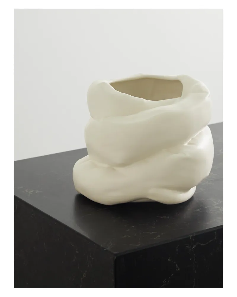 Completedworks Inflated Vase Aus Keramik - Weiß Weiß
