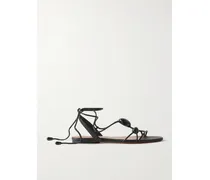 Gleam Sandalen Aus Leder - Schwarz