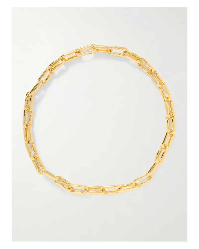 Martha Calvo Bleecker Vergoldete Kette Gold