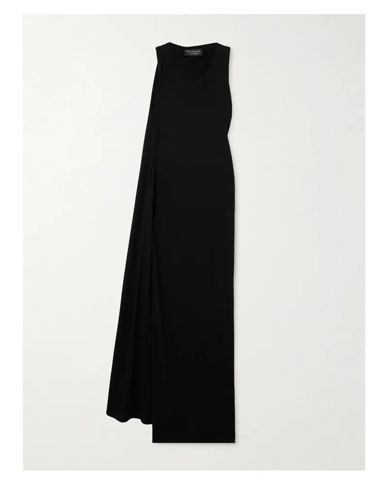 Balenciaga Stretch-jersey Gown - Black Black