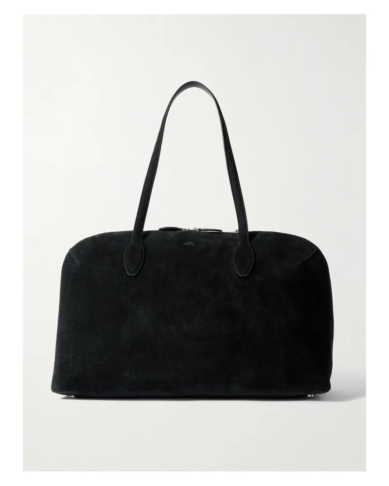 Totême Day Suede Tote - Black Black