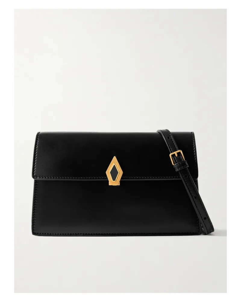 Métier Parallel 22 Small Leather Shoulder Bag - Black Black