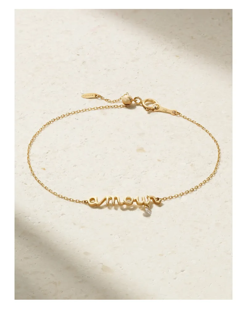 PERSEE Amour Armband Aus 18 Karat Gold Mit Diamanten Gold