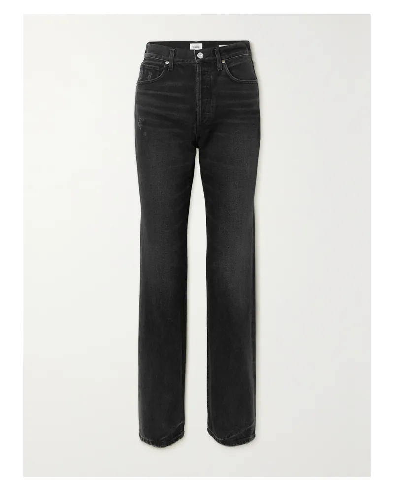 Citizens of humanity Eva Hoch Sitzende Boyfriend-jeans - Schwarz Schwarz