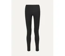 Stretch-garbardine Leggings - Black