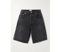 Ayla Denim Shorts - Black