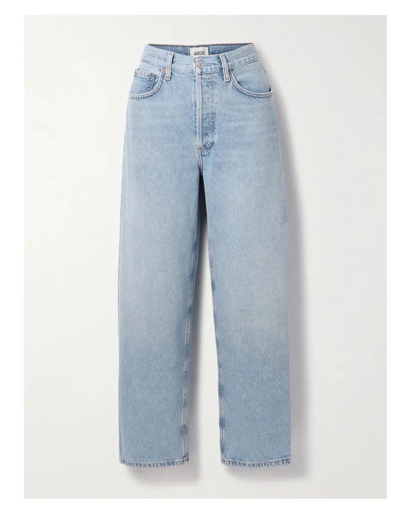 AGOLDE Henson Halbhohe Jeans Mit Geradem Bein - Blau Blau