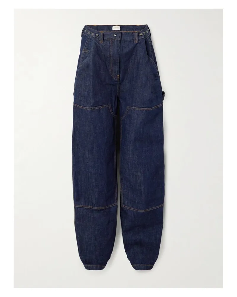 Magda Butrym Wandelbare Hoch Sitzende Jeans Mit Weitem Bein - Blau Blau