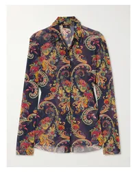 Etro Hemd aus Chiffon mit Paisley-print Mehrfarbig