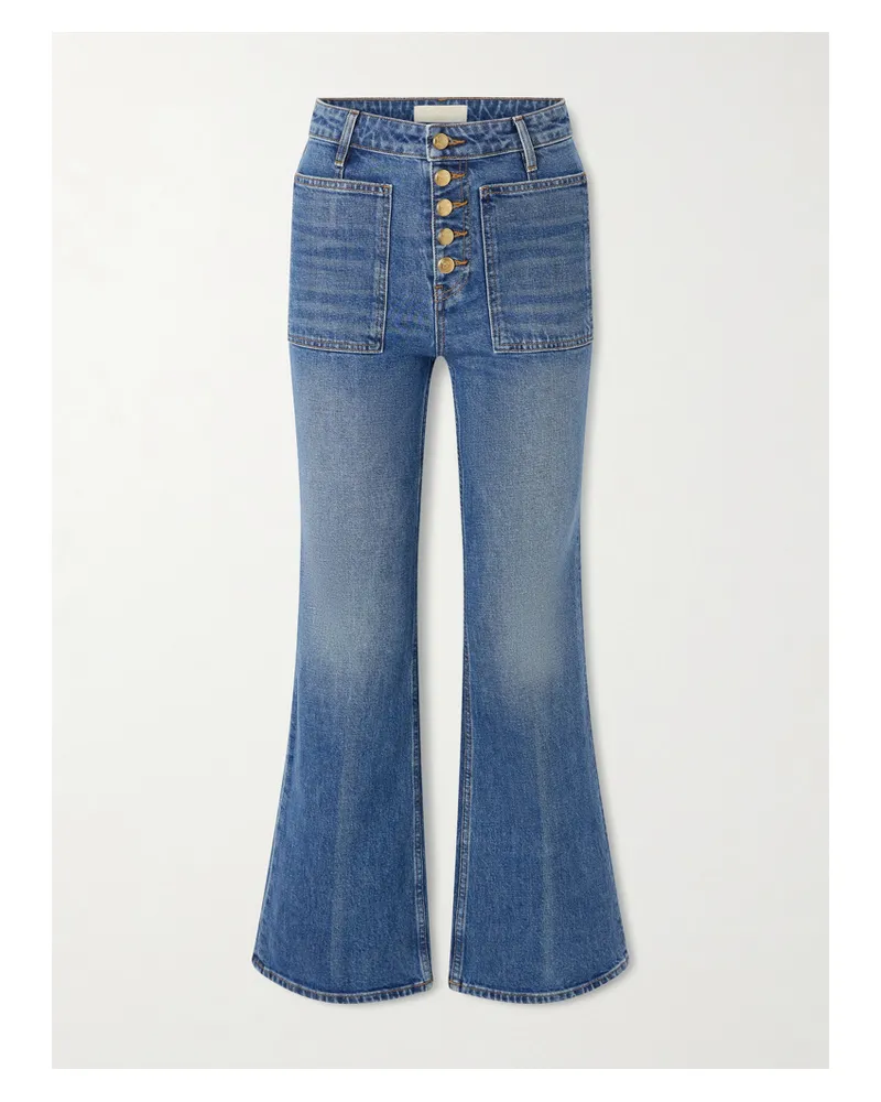 Ulla Johnson The Lou Hoch Sitzende Schlagjeans - Blau Blau